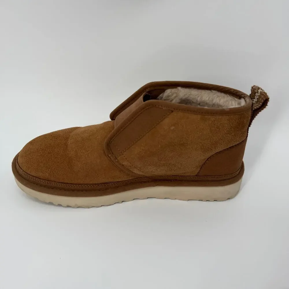 Ugg Men's Chestnut Brown Suede Neumel Flex Casual Boots‎ Size 10 M